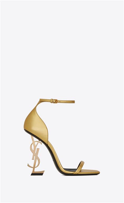 louis vuitton gold high heels